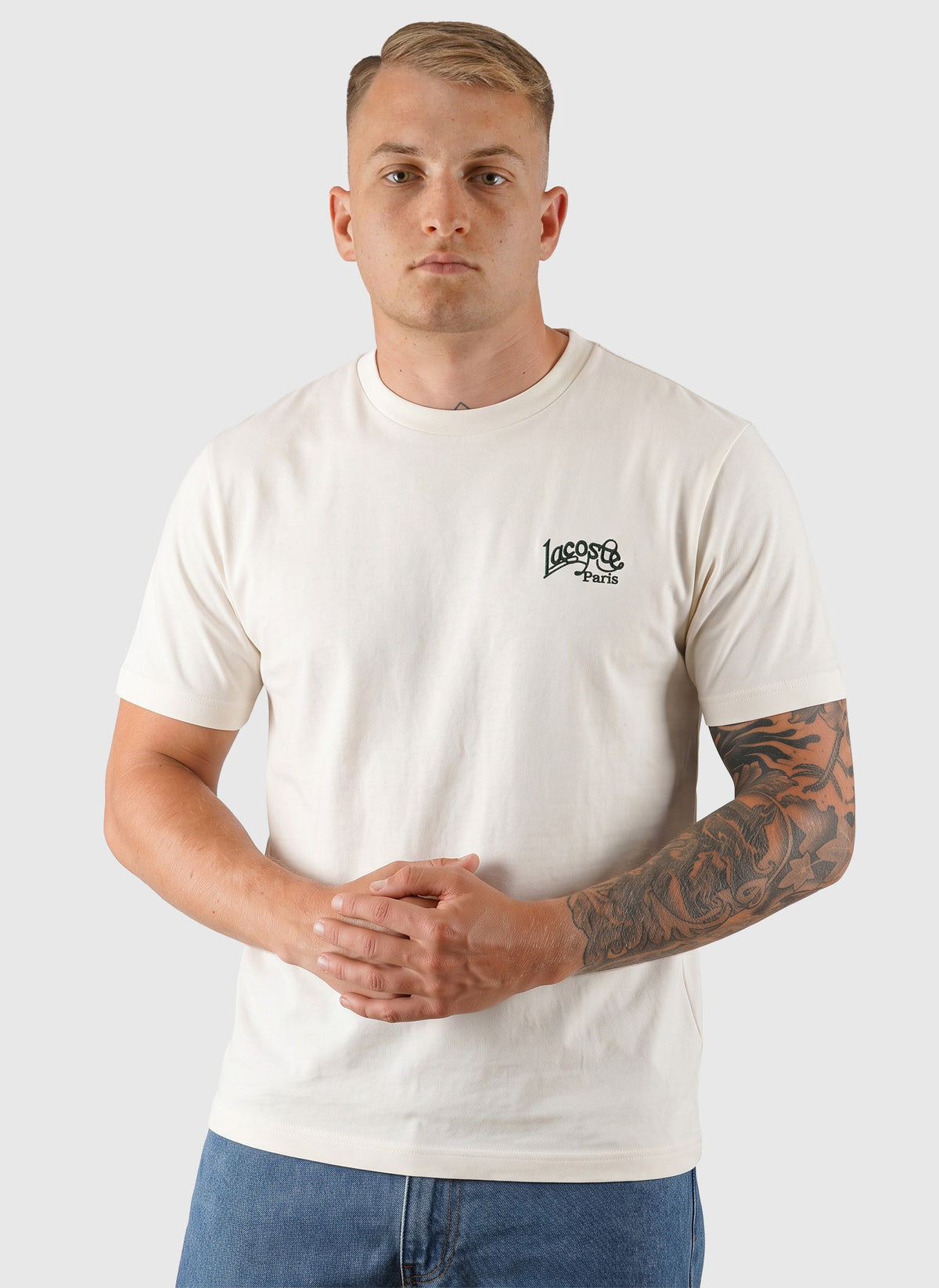 Crewneck T-Shirt - Flour