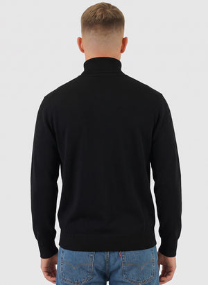 Turtleneck Sweatshirt - Black