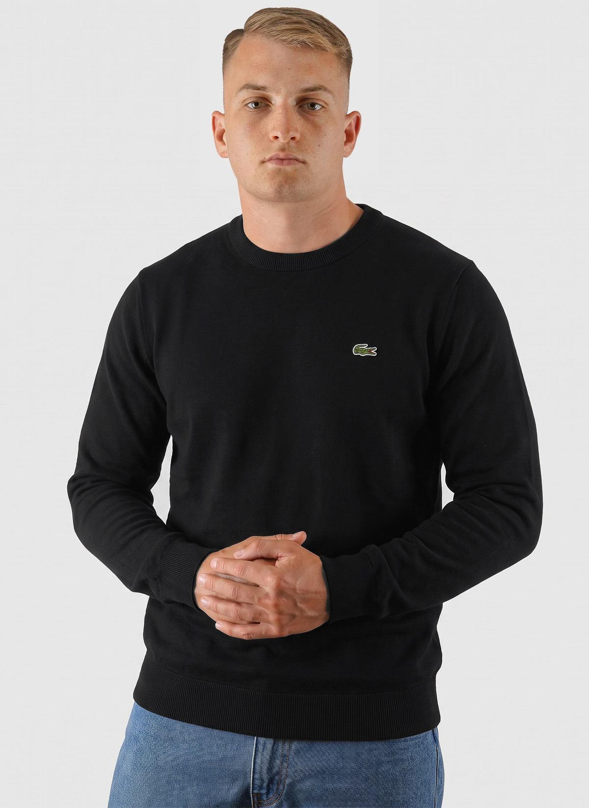 Logo Crew Neck Sweatshirt - Black