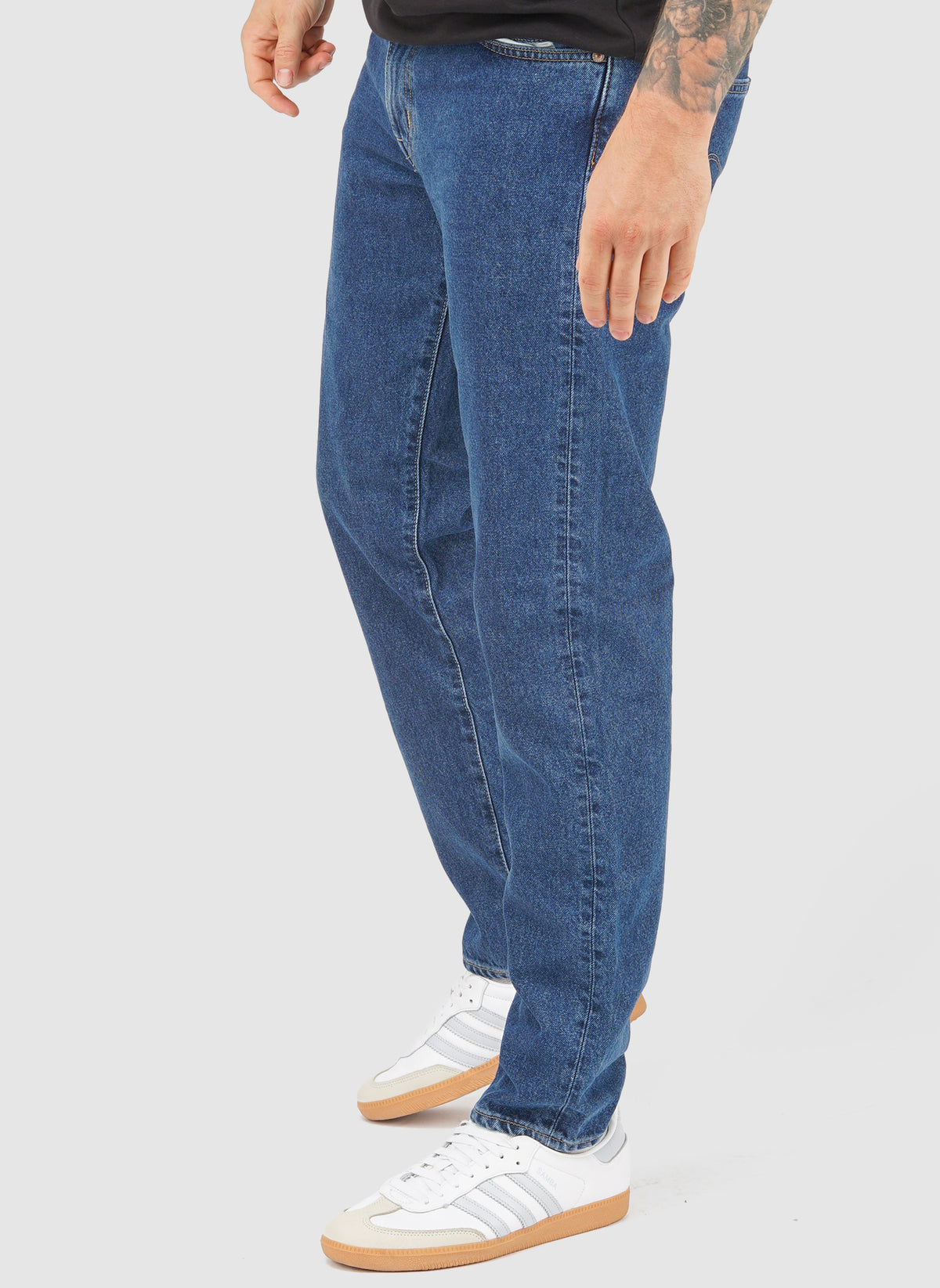 Regular Tapered Stretch Denim - Mid Used