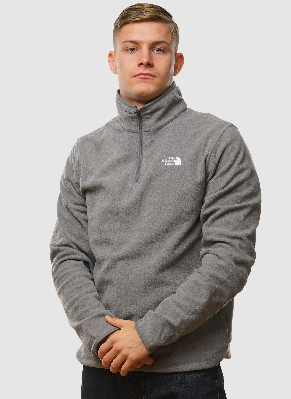 Glacier Fleece 1/4 Zip Jacket - Mid Gray Heather