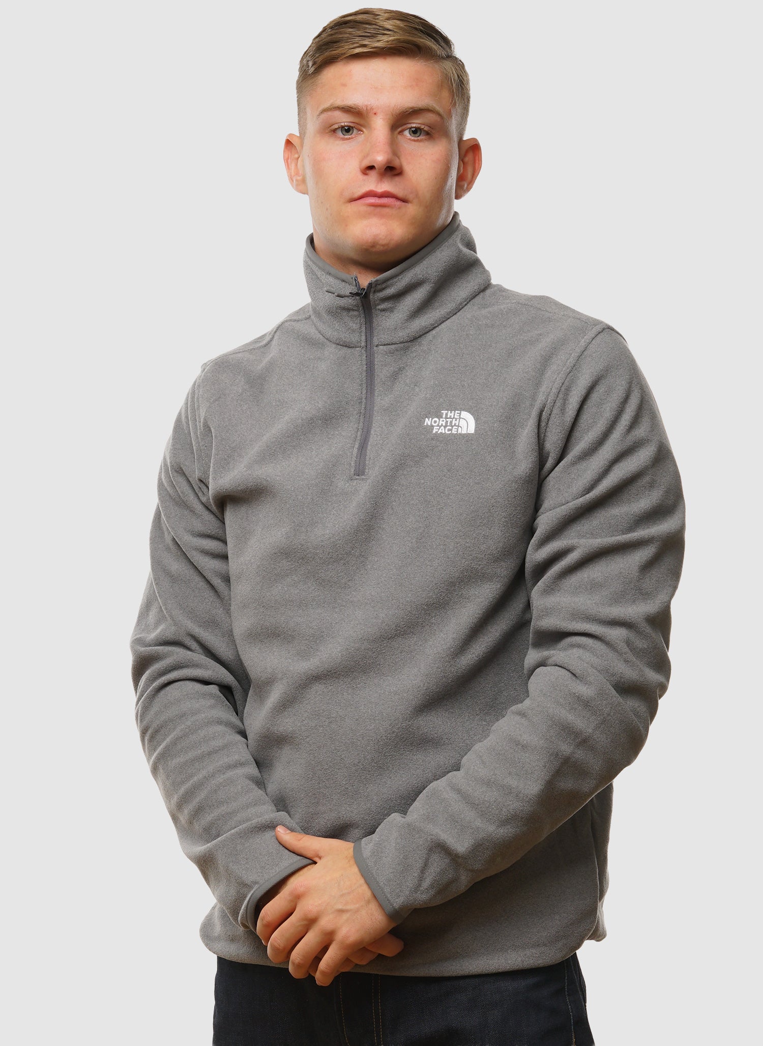Glacier Fleece 1/4 Zip Jacket - Mid Gray Heather