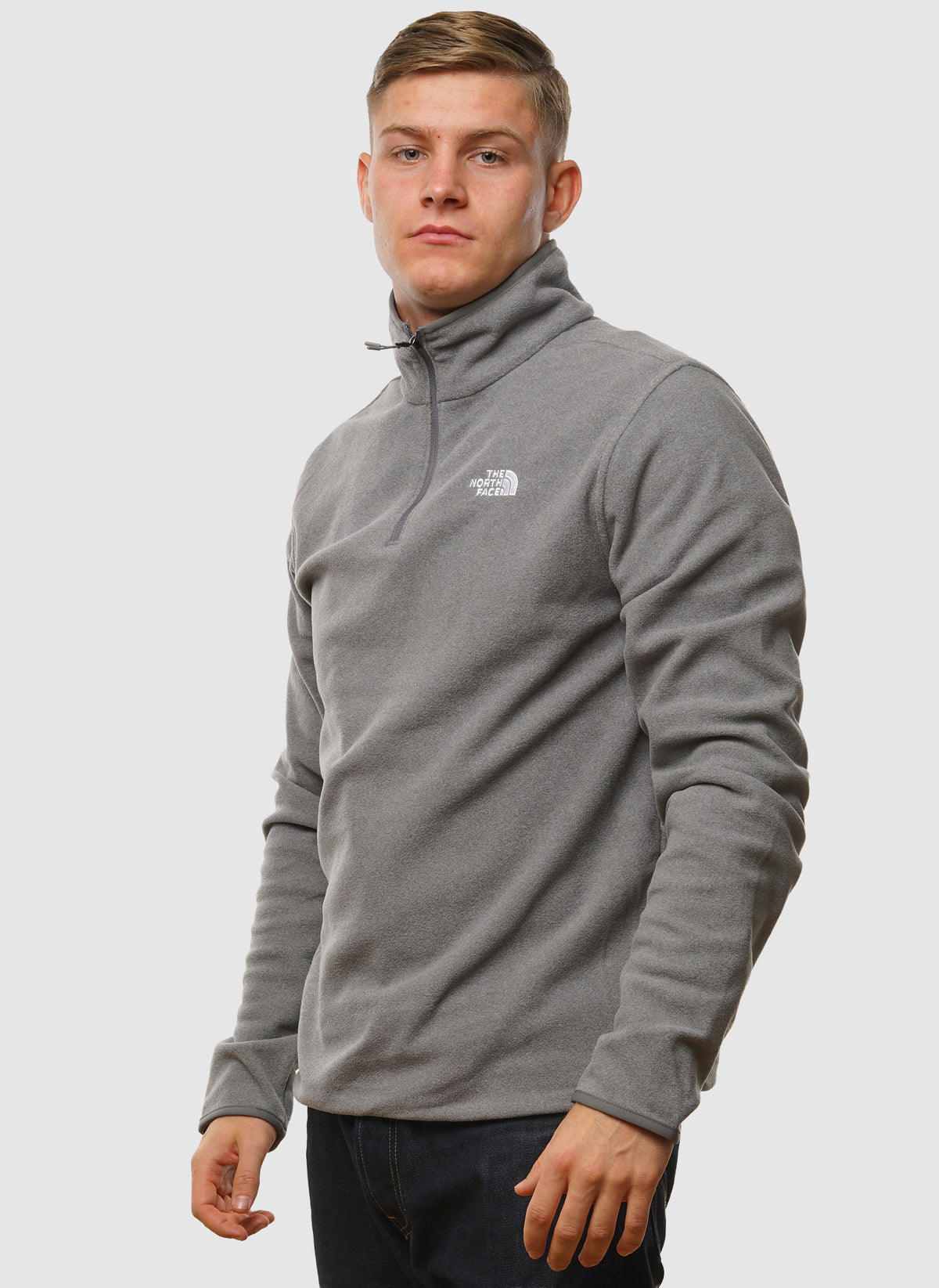 Glacier Fleece 1/4 Zip Jacket - Mid Gray Heather
