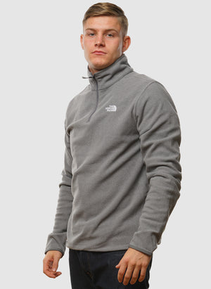Glacier Fleece 1/4 Zip Jacket - Mid Gray Heather