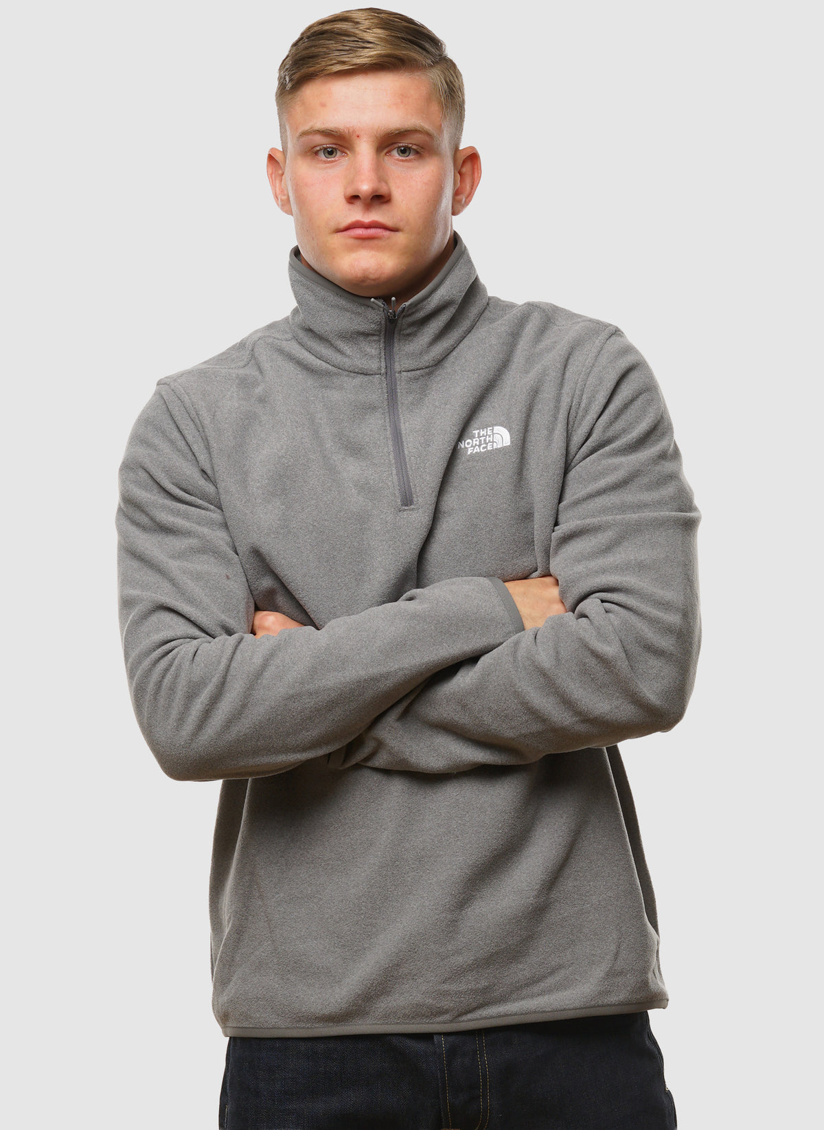 Glacier Fleece 1/4 Zip Jacket - Mid Gray Heather