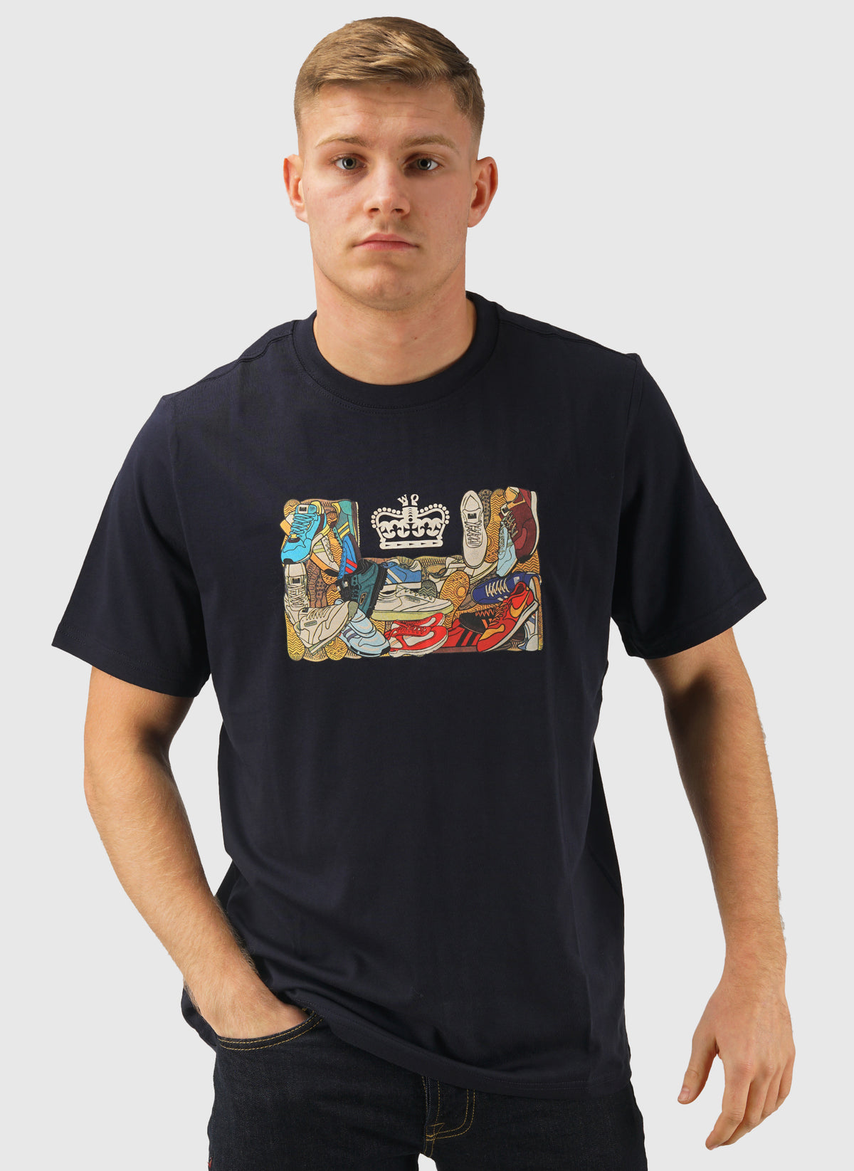 D'Arblay Graphic T-Shirt - Dark Blue
