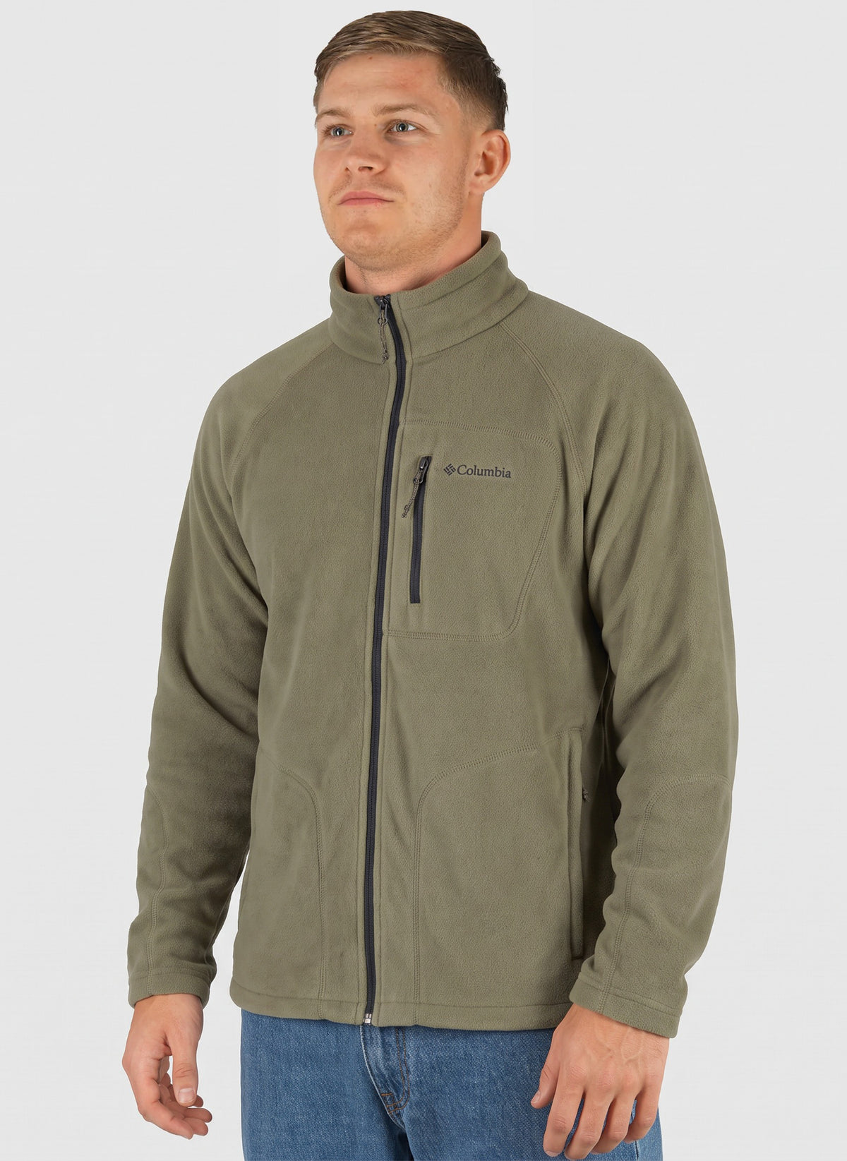 Fast Trek II Full Zip Fleece - Stone Green