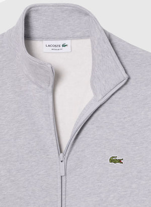 Fleece Zipped Sweatshirt - Silver Shine