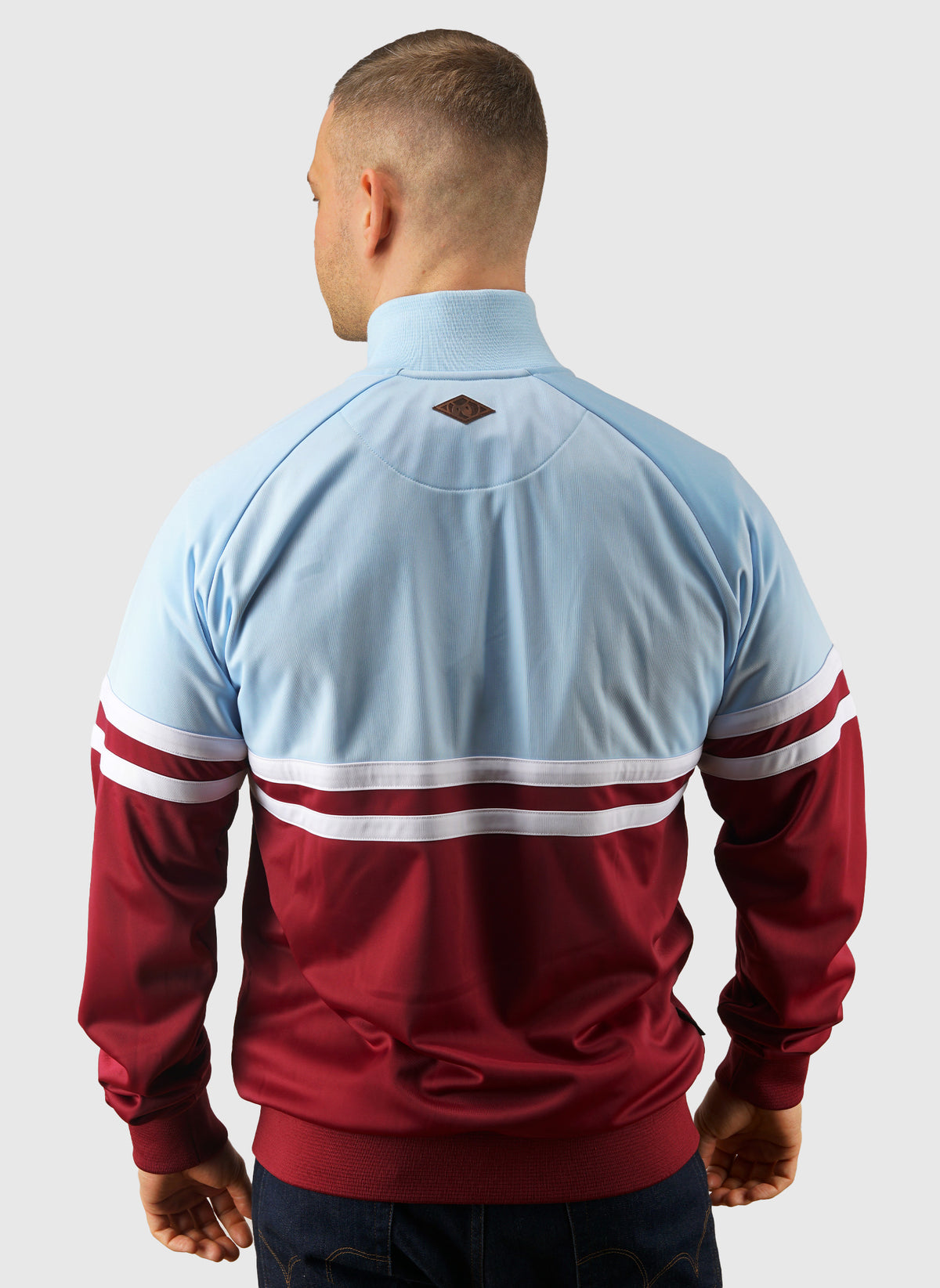 DMWU Tracktop - Burgundy/Skyblue