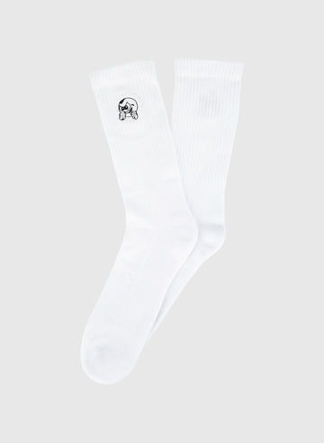 Punchingball Socks - White (2 Pack)