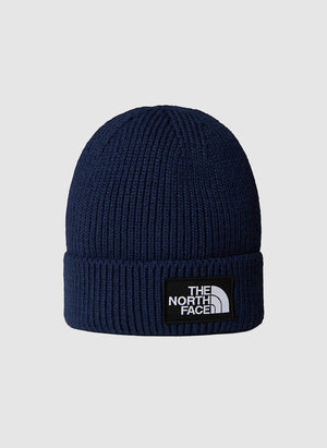 TNF Logo Box Cuffed Beanie - Summit Navy