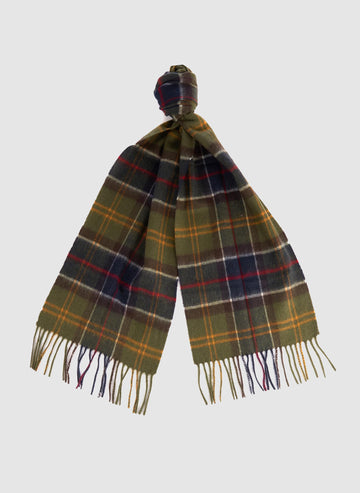 Merino Cashmere Tartan Schal - Classic Tartan