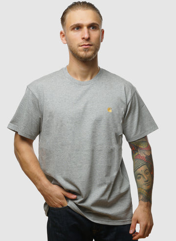 Chase T-Shirt - Gray Heather/Gold