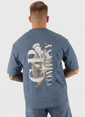 British Sailor Jersey T-Shirt - Orion Blue
