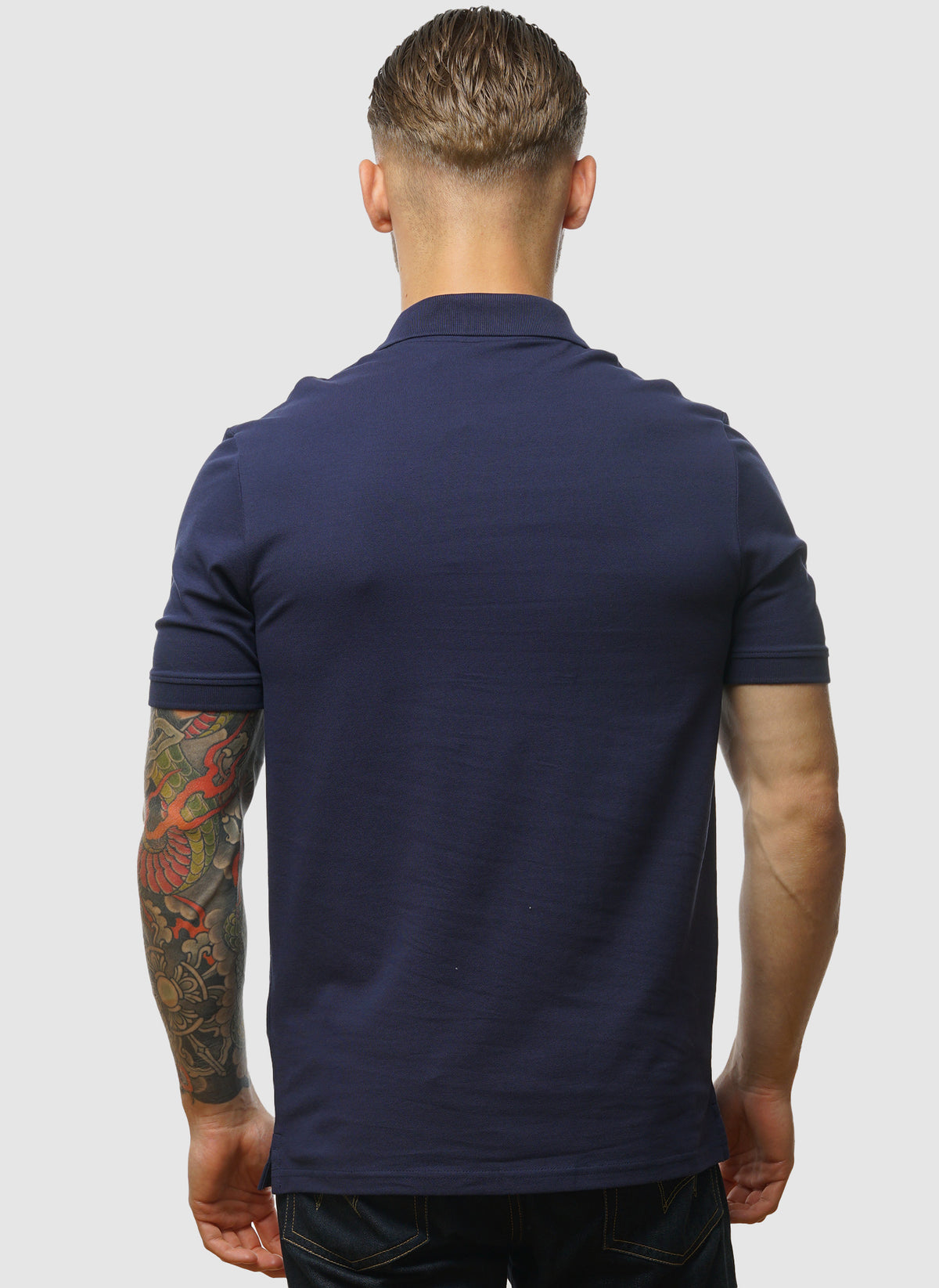 Plain Poloshirt - Navy