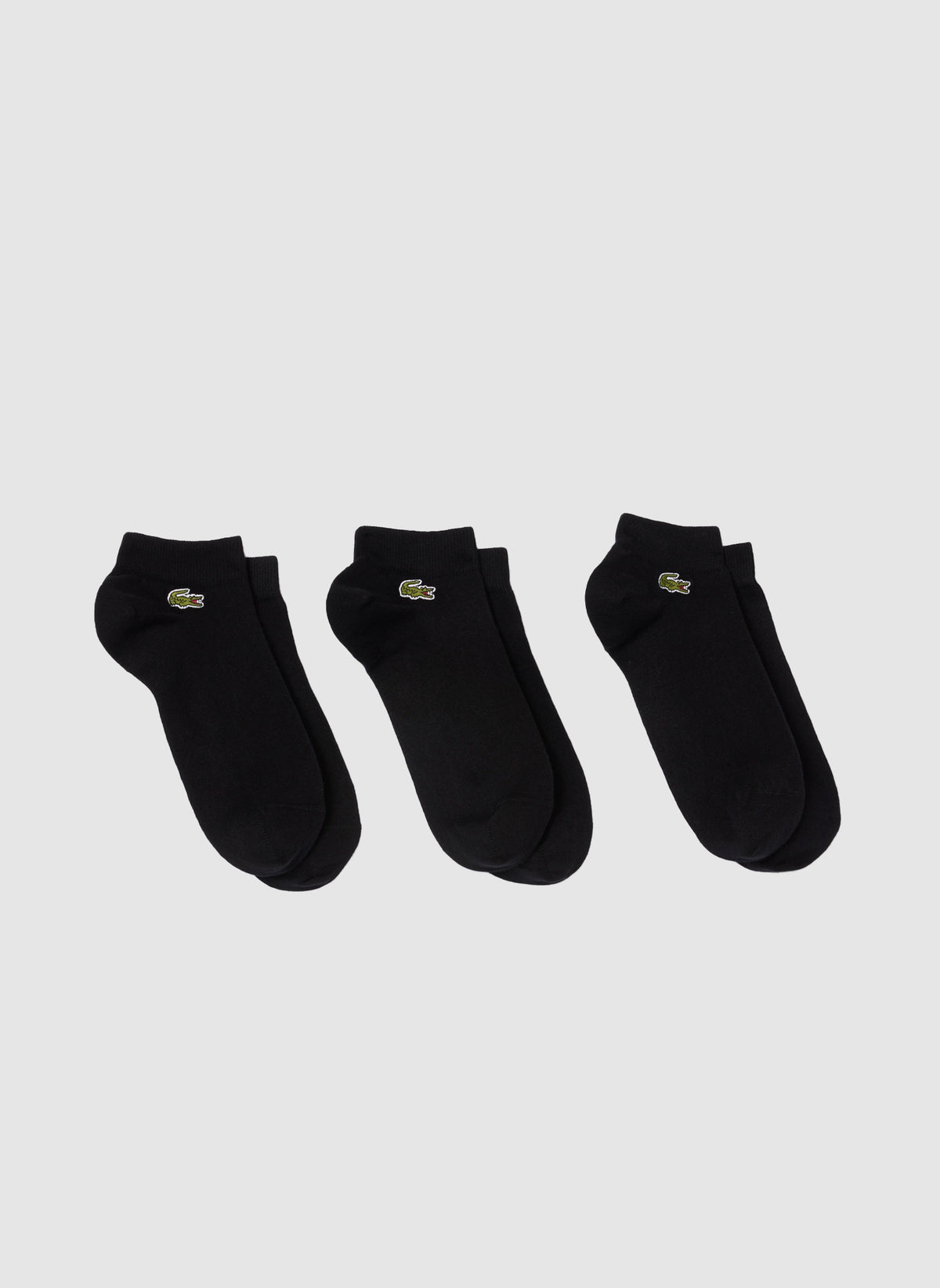 3er-Pack niedrige Socken - Black