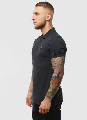 Plain Polo Shirt - Dark Navy