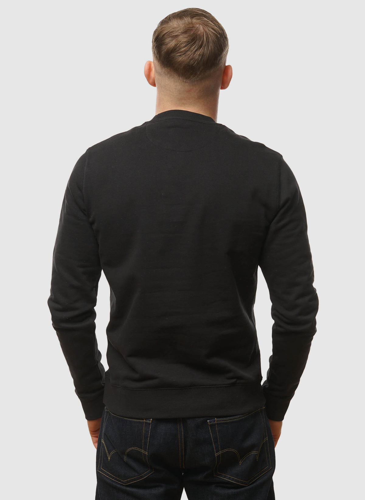 Tim New Crew Neck Sweatshirt - Black