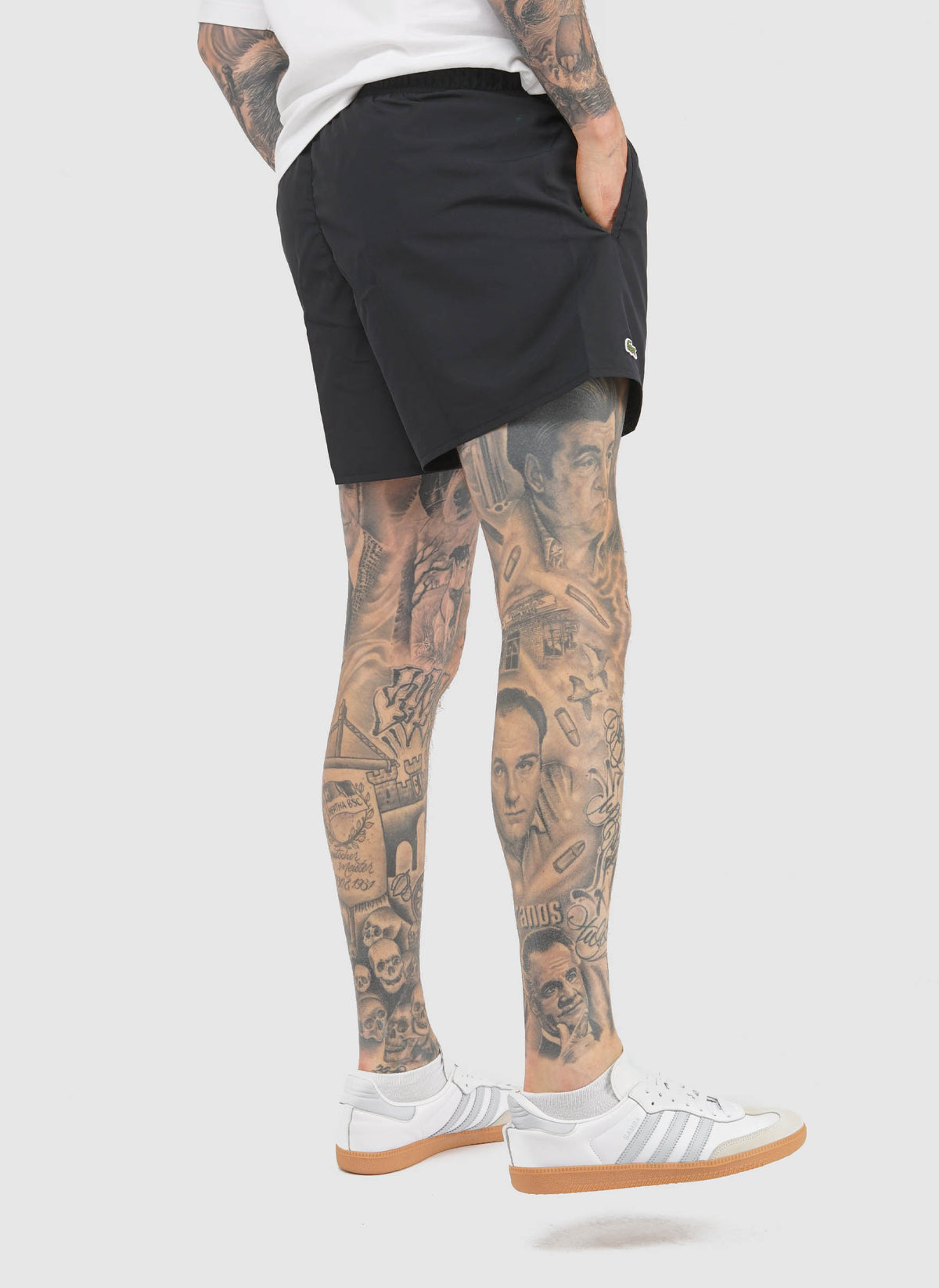 Swim shorts - Black/Green