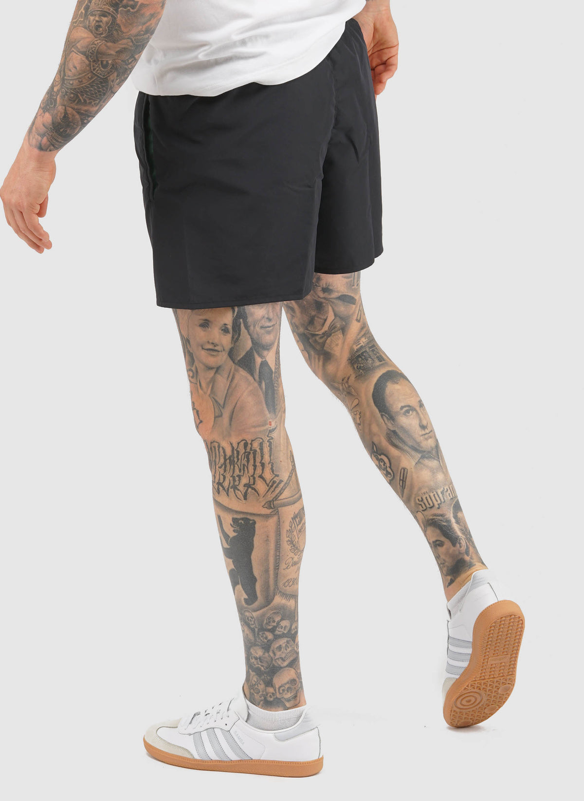 Swim shorts - Black/Green