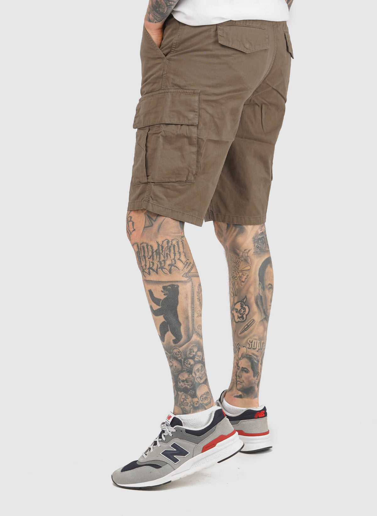 Cargo Shorts - Khaki Ash