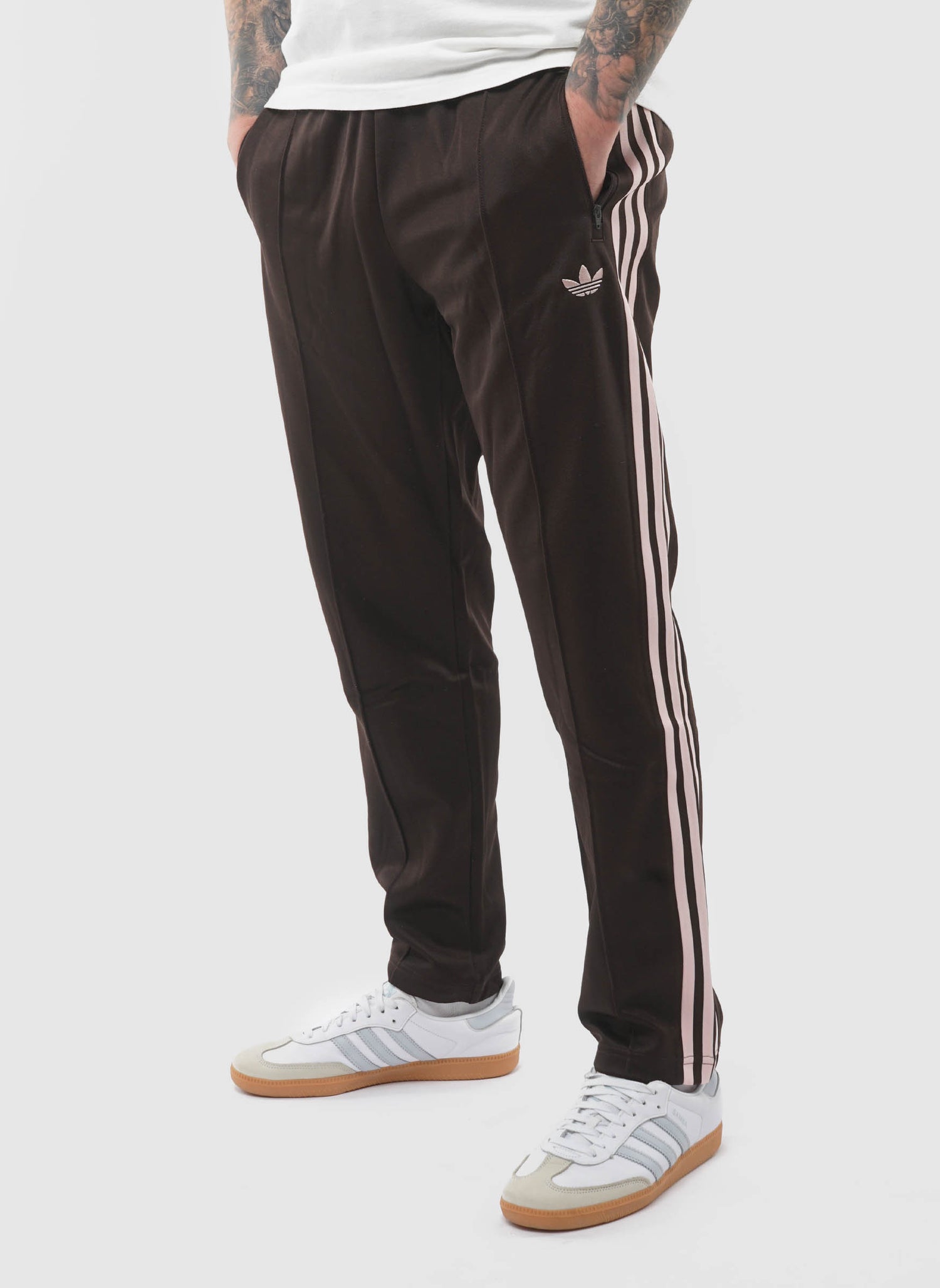Classic Trackpants - Brown/Sandy Pink