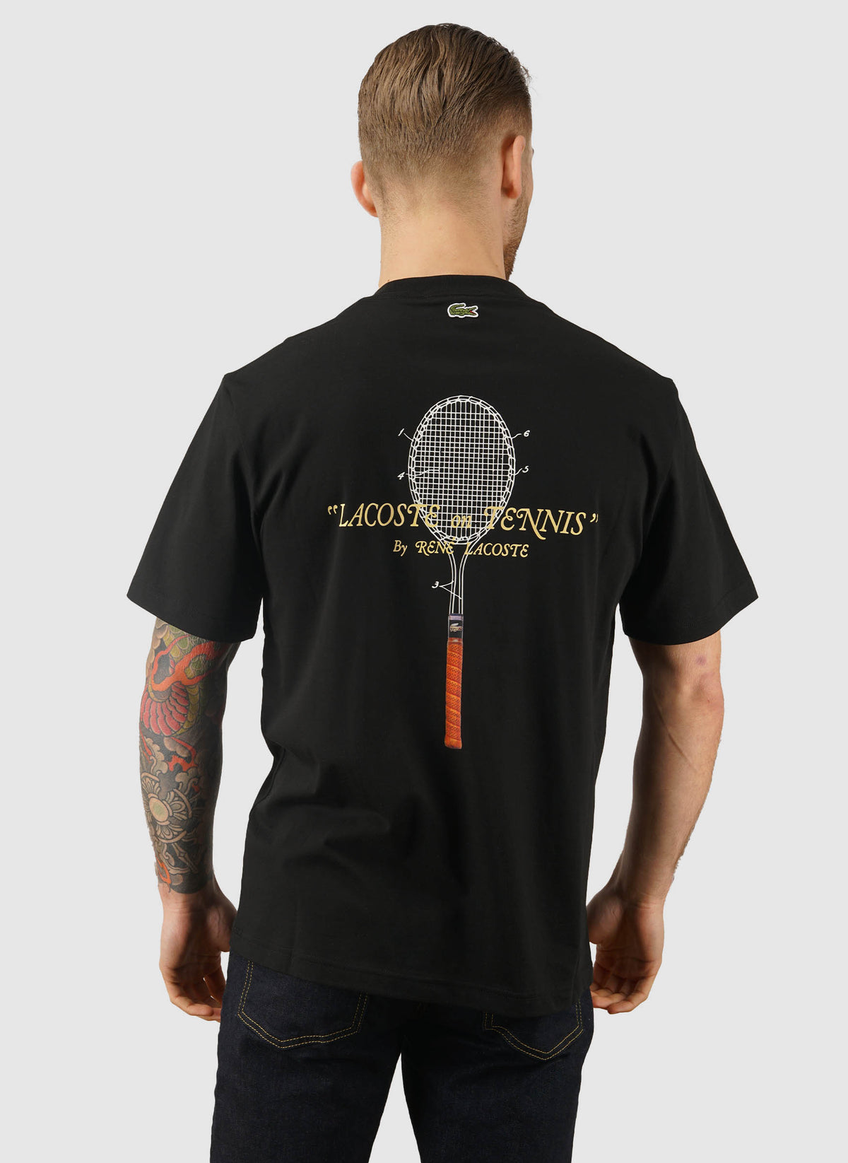 Lacoste Embroidered T-Shirt - Black