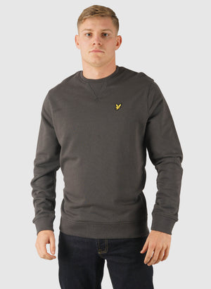 Crew Neck Sweatshirt - Gunmetal