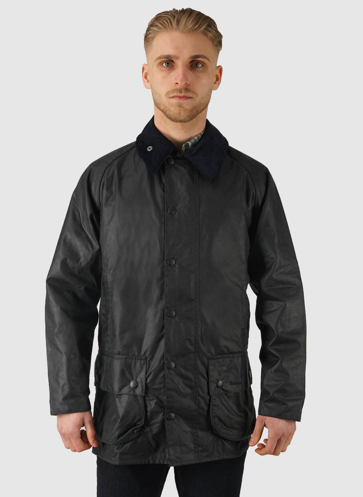 Beaufort Wax Jacket - Navy