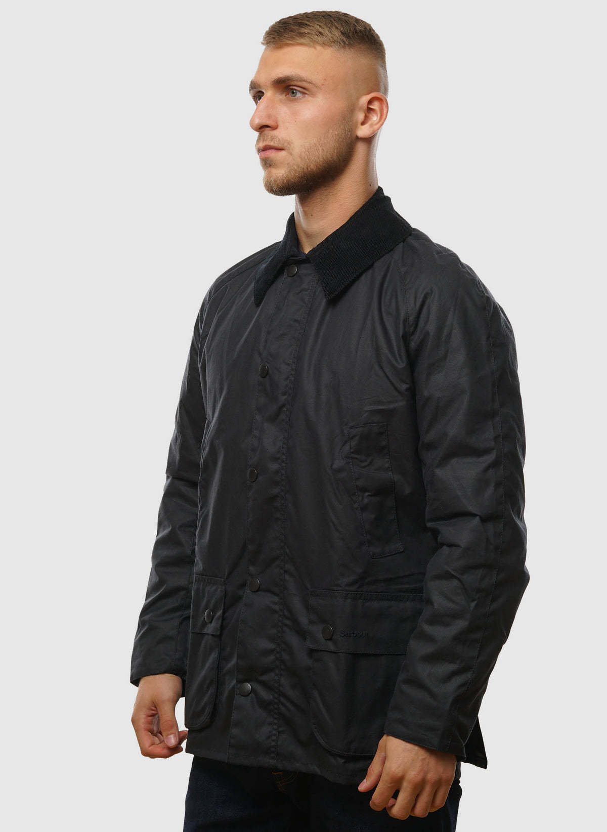 Ashby Waxed Jacket - Navy