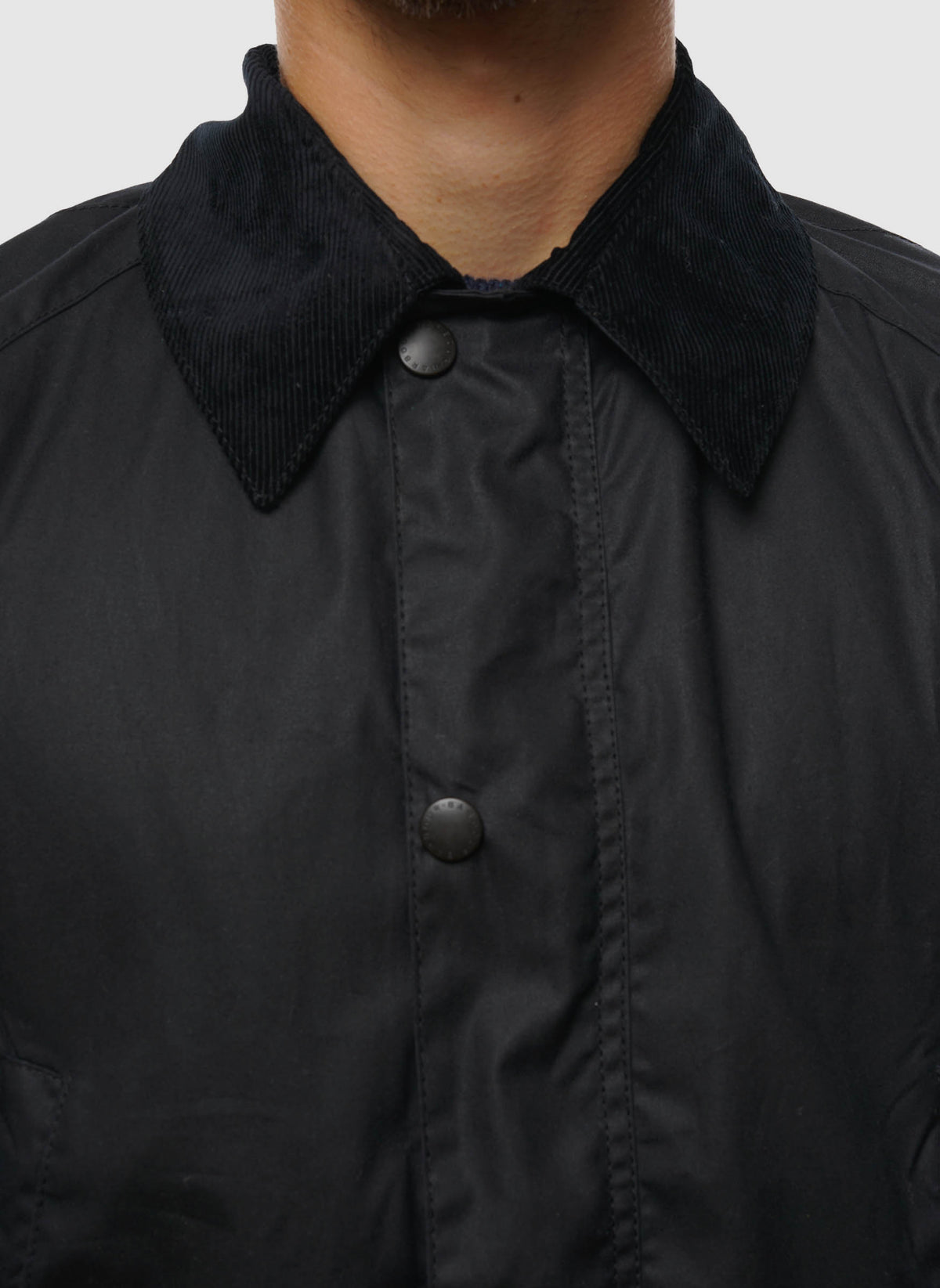 Ashby Waxed Jacket - Navy
