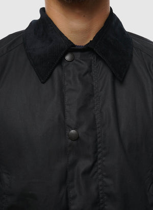 Ashby Waxed Jacket - Navy