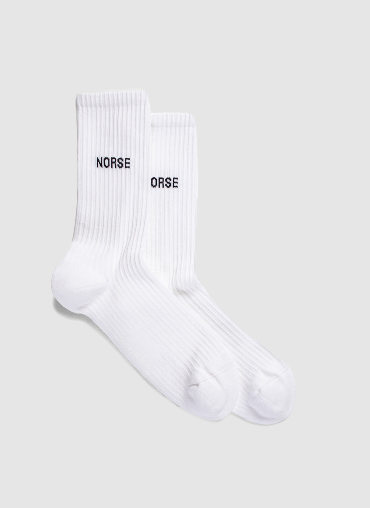 Bjarki Logo Socks - White