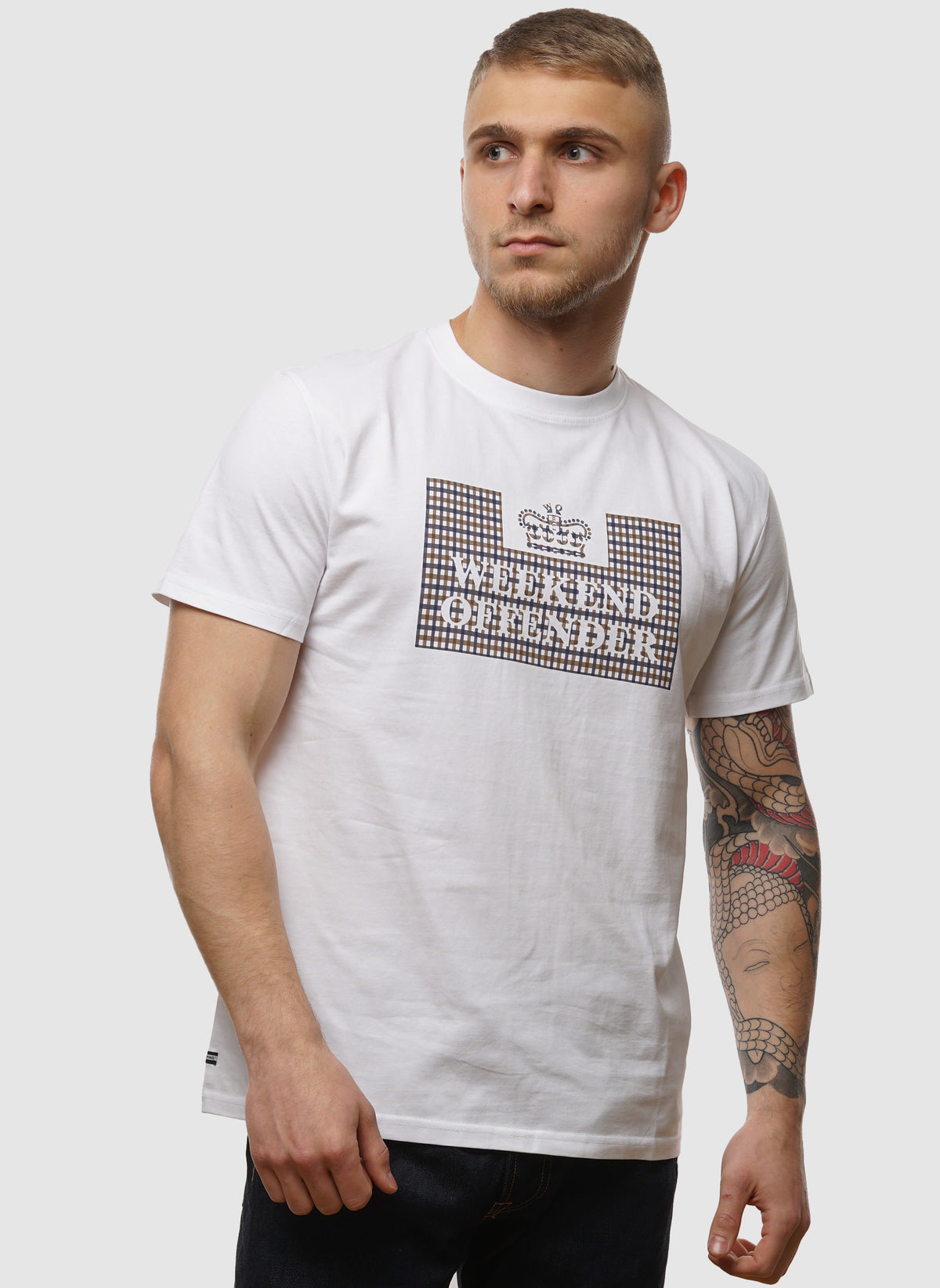Shevchenko Mid House Check Prison T-Shirt - White