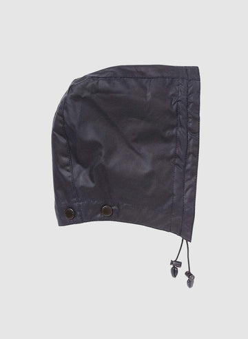 Waxed Cotton Hood - Navy