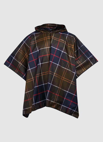 Waterproof Poncho - Classic Tartan