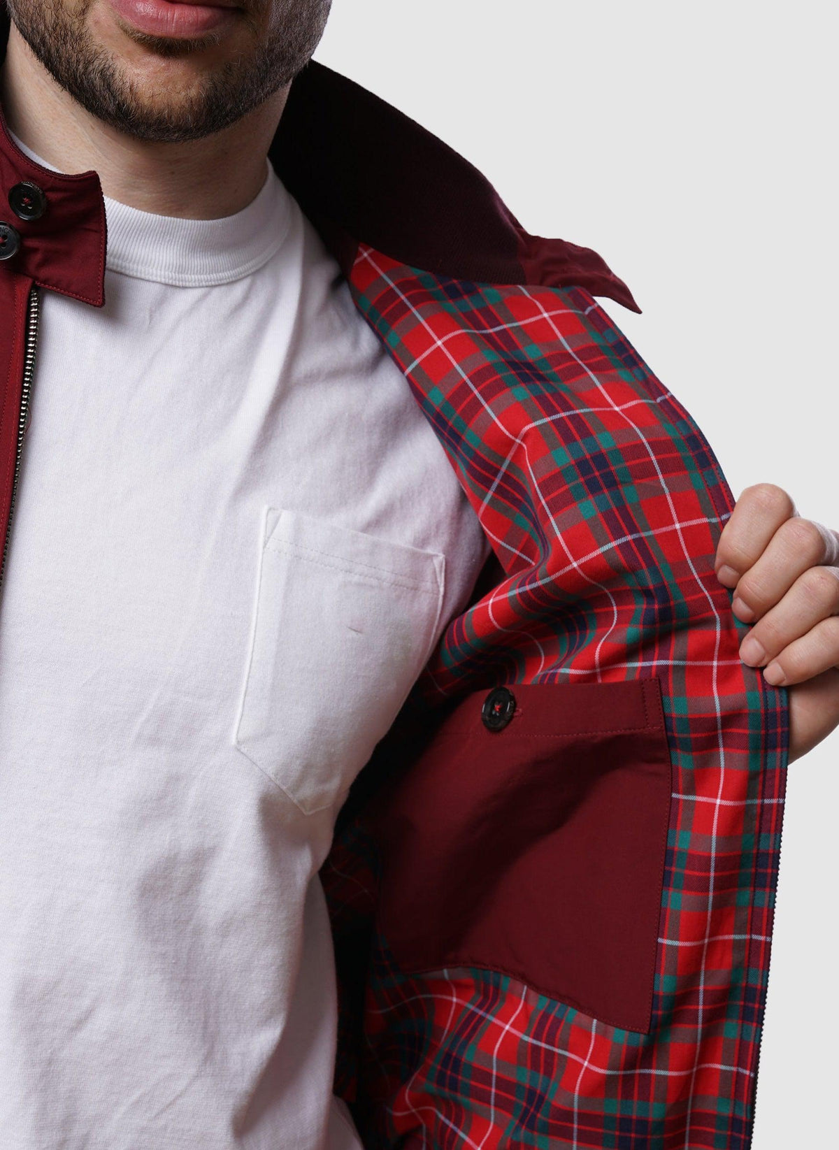 G9 Classic Harrington Jacket - Tawny Port-TSD - Jacken-7