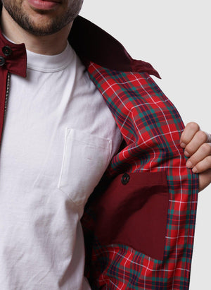 G9 Classic Harrington Jacket - Tawny Port-TSD - Jacken-7