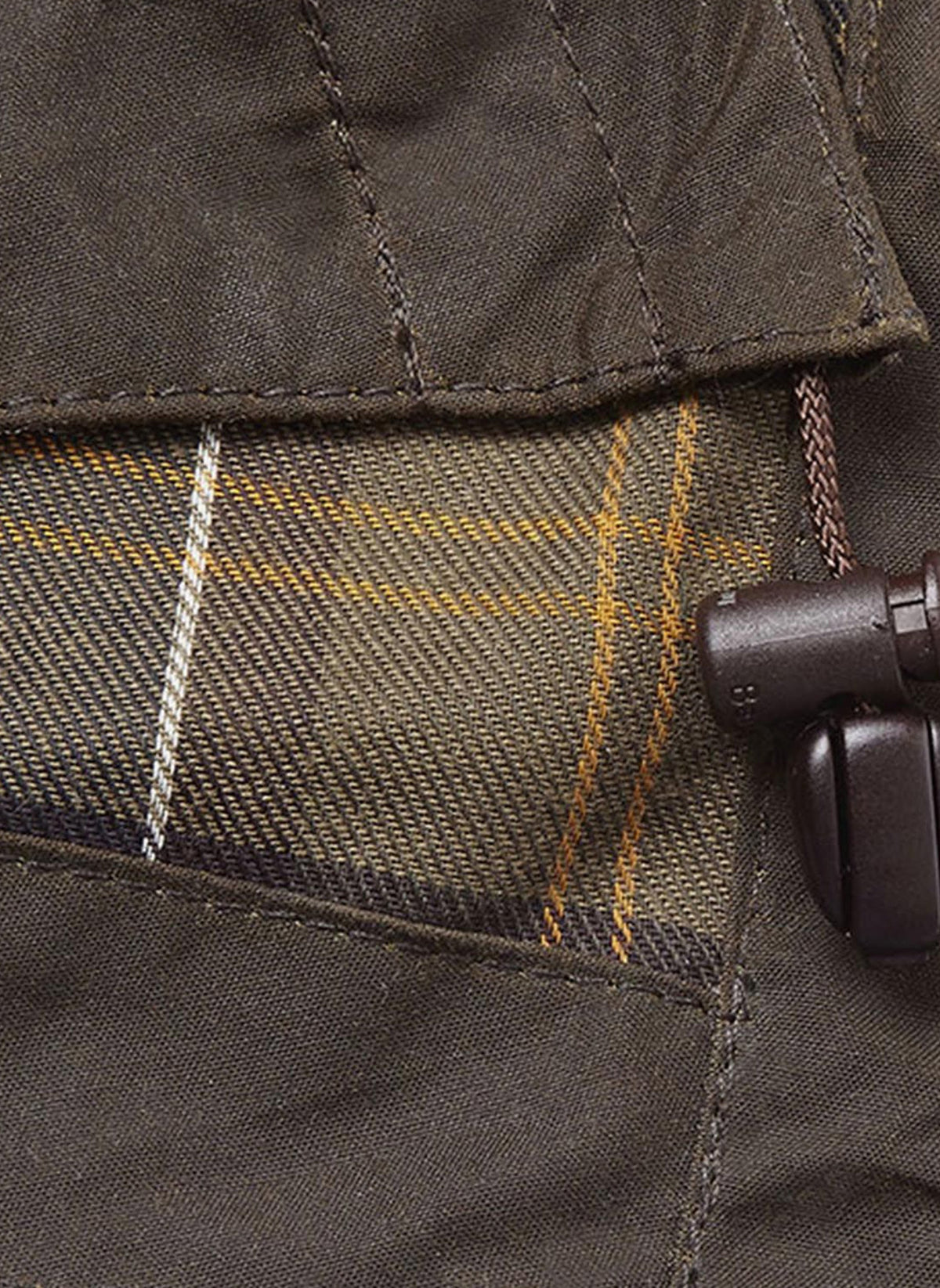 Waxed Cotton Hood - Olive-TSD - Accessoires-Khaki-3